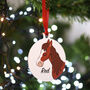 Personalised Horse Christmas Decoration Bold, thumbnail 9 of 12
