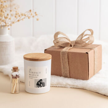 Personalised Photo Engagement Candle Gift, 5 of 8