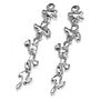 925 Sterling Silver Designer Splash Earrings, thumbnail 1 of 4