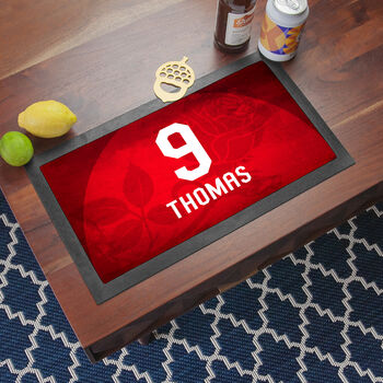 Personalised England Bar Mat, 2 of 3