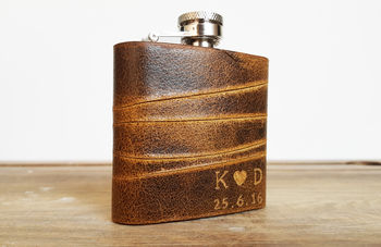 Personalised Couples Hip Flask, 5 of 5