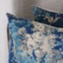 Blue And Grey Vintage Toile Scatter Cushion, thumbnail 5 of 7