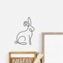 Wire Rabbit Decoration, thumbnail 1 of 6