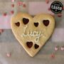 Giant Personalised Heart Cookie, thumbnail 1 of 3