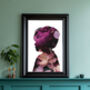 Custom Child Family People Silhouette Portrait Print, thumbnail 2 of 6