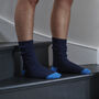 Recycled Silk And Lambswool Blend Cosy Ribbed Socks, thumbnail 10 of 12