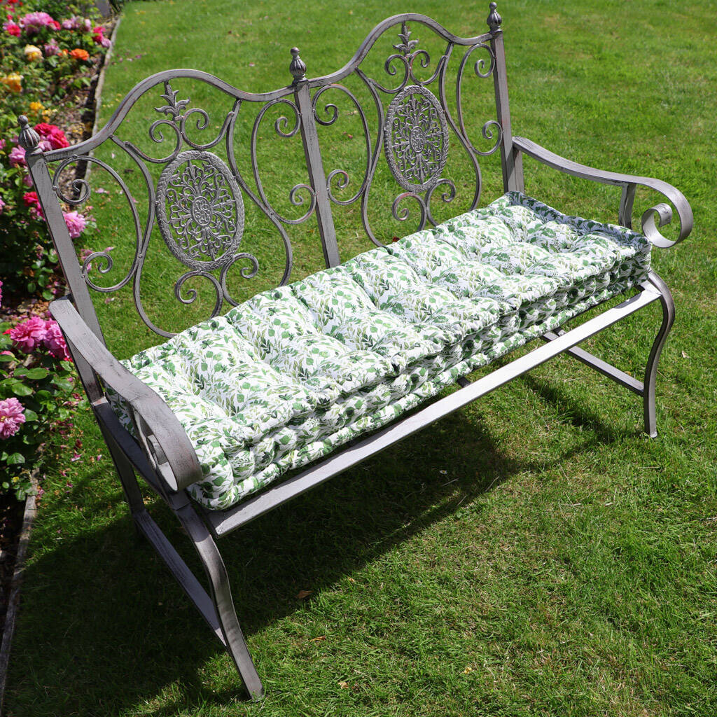 Garden Bench Cushion Collection By Dibor | notonthehighstreet.com
