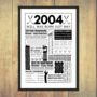 2004 Personalised 21st Birthday Golf Fact Print, thumbnail 6 of 8