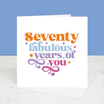 30 Years Of Fabulous You 30th Birthday Card, 7 of 7