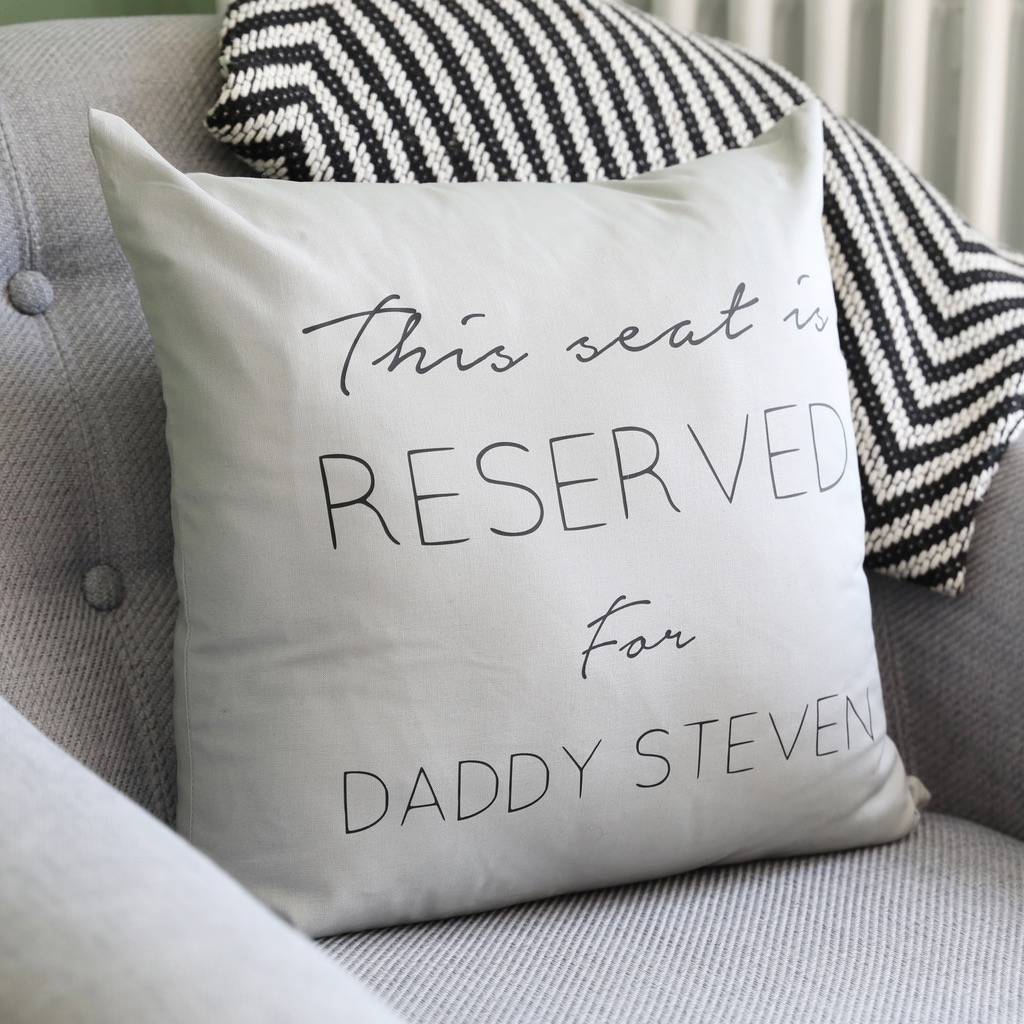 reserved paws off cushion