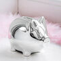 Personalised Silver Plated Keepsake Money Box, thumbnail 3 of 4