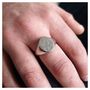 Sterling Silver Personalised Map Signet Ring For Men, thumbnail 6 of 6