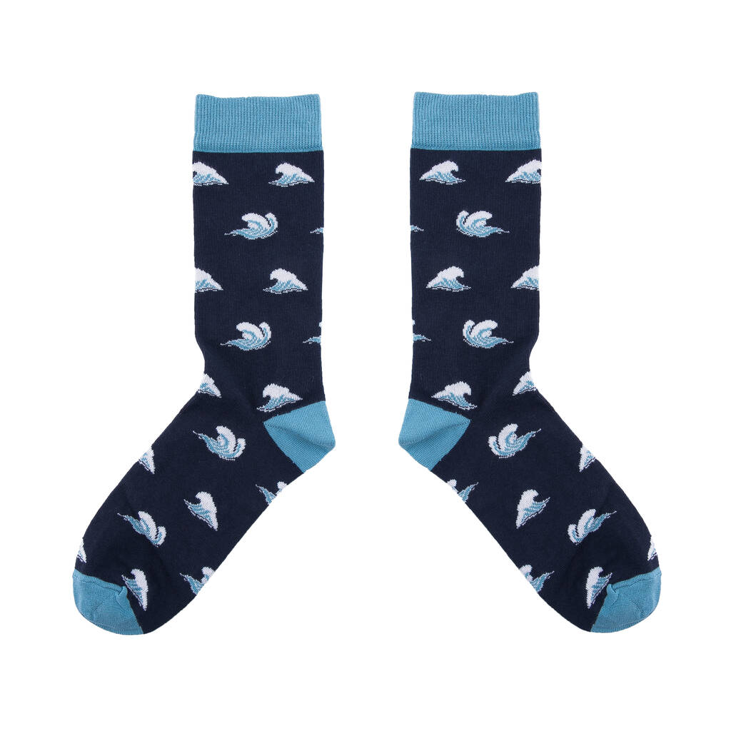 Ethical Surfing Wave Socks By MAiK