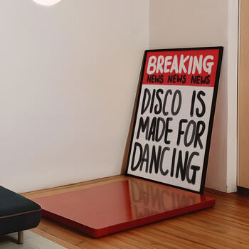 Breaking News Print: Disco, 6 of 6