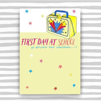 First Day At School Card, 2 of 2