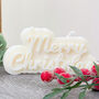 Merry Christmas Candle And Christmas Decoration, thumbnail 7 of 7