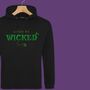 'A Little Bit Wicked' Glittery Teens/Adults Hoodie, thumbnail 1 of 12