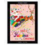 Santa's Rainbow Sleigh Card Single/Boxed Set, thumbnail 2 of 2