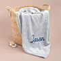 Personalised Cuddle Fleece Baby Unisex Blanket, thumbnail 1 of 7