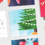 Textured Christmas Tree Card, thumbnail 4 of 8