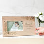 Personalised Wedding Photo Frame With Names And Date, thumbnail 1 of 5