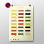50th Birthday Gift Colours Of 1975 Customized, thumbnail 1 of 9