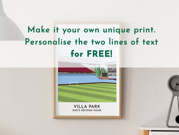 Personalised Print Gift Of Any Football Stadium, 6 of 12