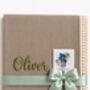 Personalised Baby Blanket 120x100cm 100% Cotton Muslin Newborn, thumbnail 11 of 12