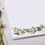 A4 Botanical Letter Writing Paper, thumbnail 2 of 4