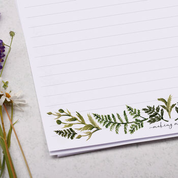 A4 Botanical Letter Writing Paper, 2 of 4