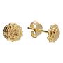 18ct Gold Plated October Birth Flower Stud Earrings, thumbnail 4 of 10