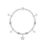 Graduation Day Sparkling Stars Charm Bracelet In Flower Box, thumbnail 2 of 4