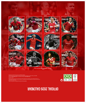 Official Manchester United 2026 Personalised Calendar, 5 of 6