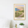 Cleveland Way National Trail Travel Poster Art Print, thumbnail 3 of 8