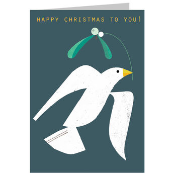 Christmas Dove Greetings Card, 2 of 5