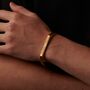 Personalised Open Cuff Bangle In Gold Or Silver For Men And Women, Open Bracelet, thumbnail 2 of 10