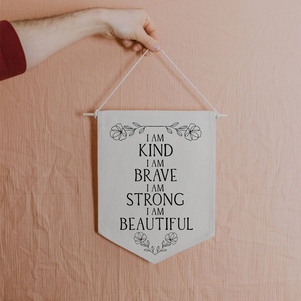 Affirmation Nursery Wall Hanging By Edit A Store