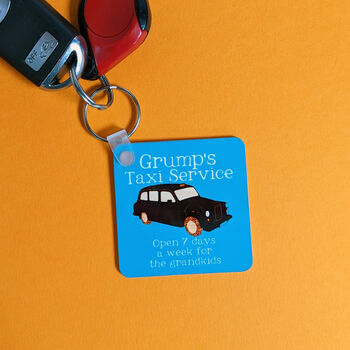 Personalised 'Dad's Taxi' Key Ring, 8 of 8