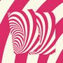 Pink Spiral Wrapping Paper X Two Sheets, thumbnail 2 of 2