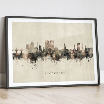 Stockport Skyline Cityscape Art Print, 12 of 12