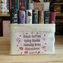 Black Coffee And Morally Grey Characters Book Basket – Large Canvas Storage For Spicy Book Lovers, thumbnail 1 of 3