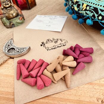 Meditation Mindful Incense Cones Night And Day Mix Blends, 4 of 9