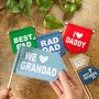 Personalised Daddy Felt Flag Gifts For Dad, thumbnail 7 of 8