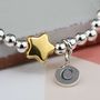 Personalised Tess Gold Plated Star Bracelet, thumbnail 3 of 4
