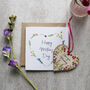 Happy Mother's Day Personalised Card And Wooden Heart, thumbnail 2 of 6