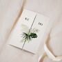 Tropical Leaves Gatefold Wedding Invitations, thumbnail 2 of 5