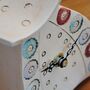 Bedside Table Clock With Flower Motive, thumbnail 4 of 7