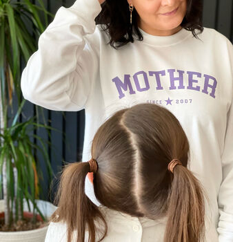 Personalised Mama New Mum Birthday Gift Sweatshirt, 11 of 12