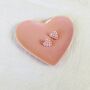Pink Heart Ceramic Trinket Dish ~ Boxed, thumbnail 4 of 5