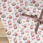 Valentines Day Wrapping Paper Roll Or Folded, thumbnail 1 of 2